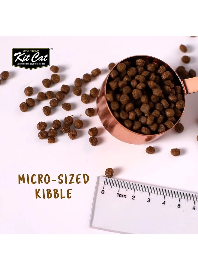 Kit Cat كيت كات بدون حبوب دجاج وسالمون 10 كجم - Image 2